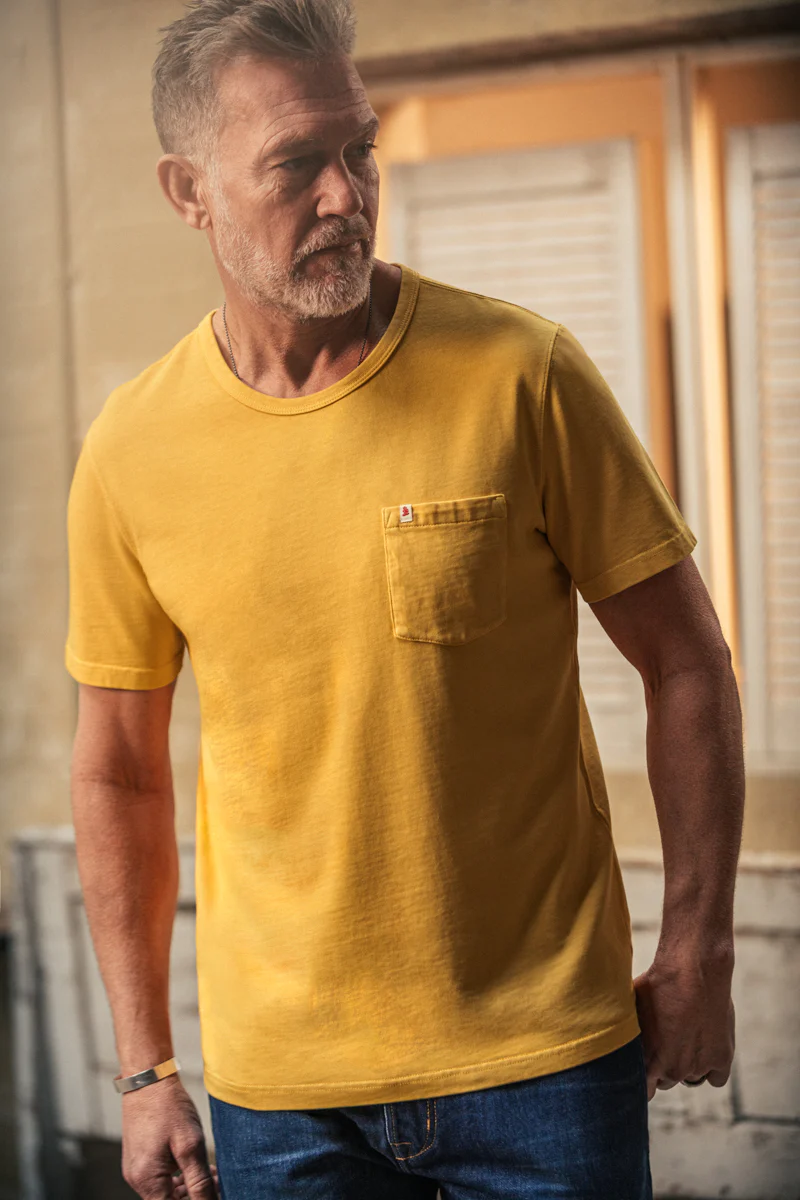 Boxer Pocket T-Shirt Yellow - Image 2