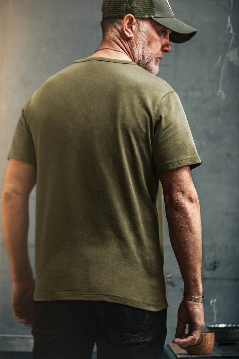 Boxer T-Shirt Olive Green - Image 3