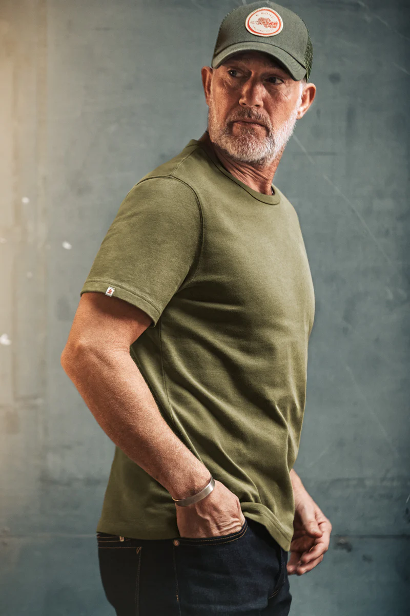 Boxer T-Shirt Olive Green - Image 4