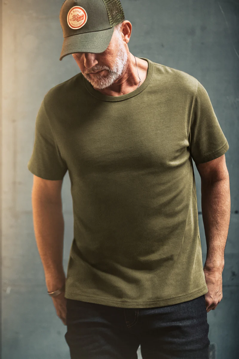 Boxer T-Shirt Olive Green - Image 5