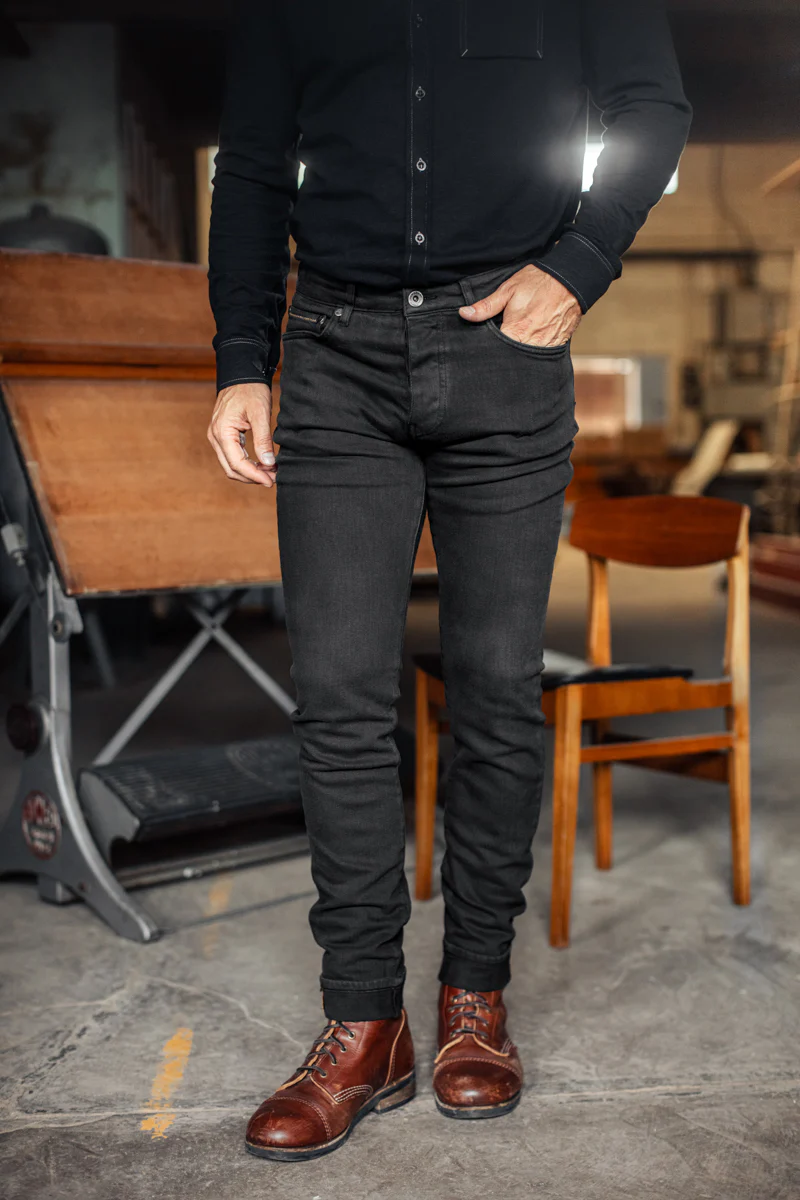 Brandon Overdyed Jean Black Fade - Image 9