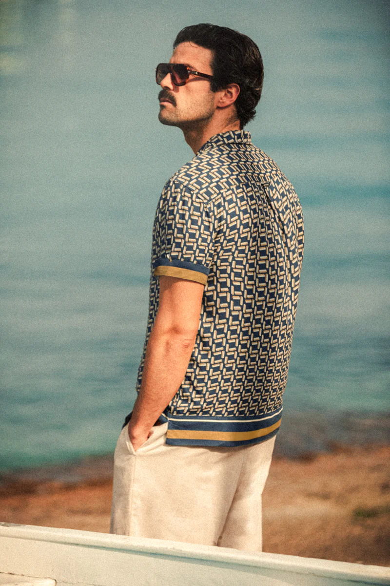 Capri Shirt Blue - Image 7