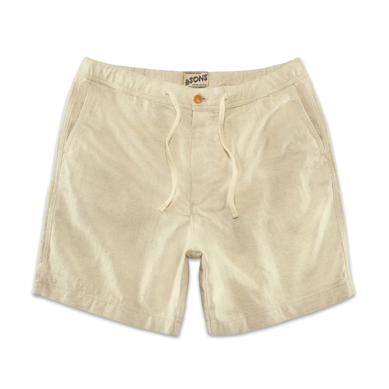 Como Textured Shorts Natural - Image 6