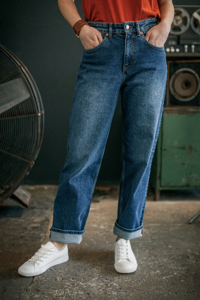 Damsons Beau Jeans Mid Blue - Image 5