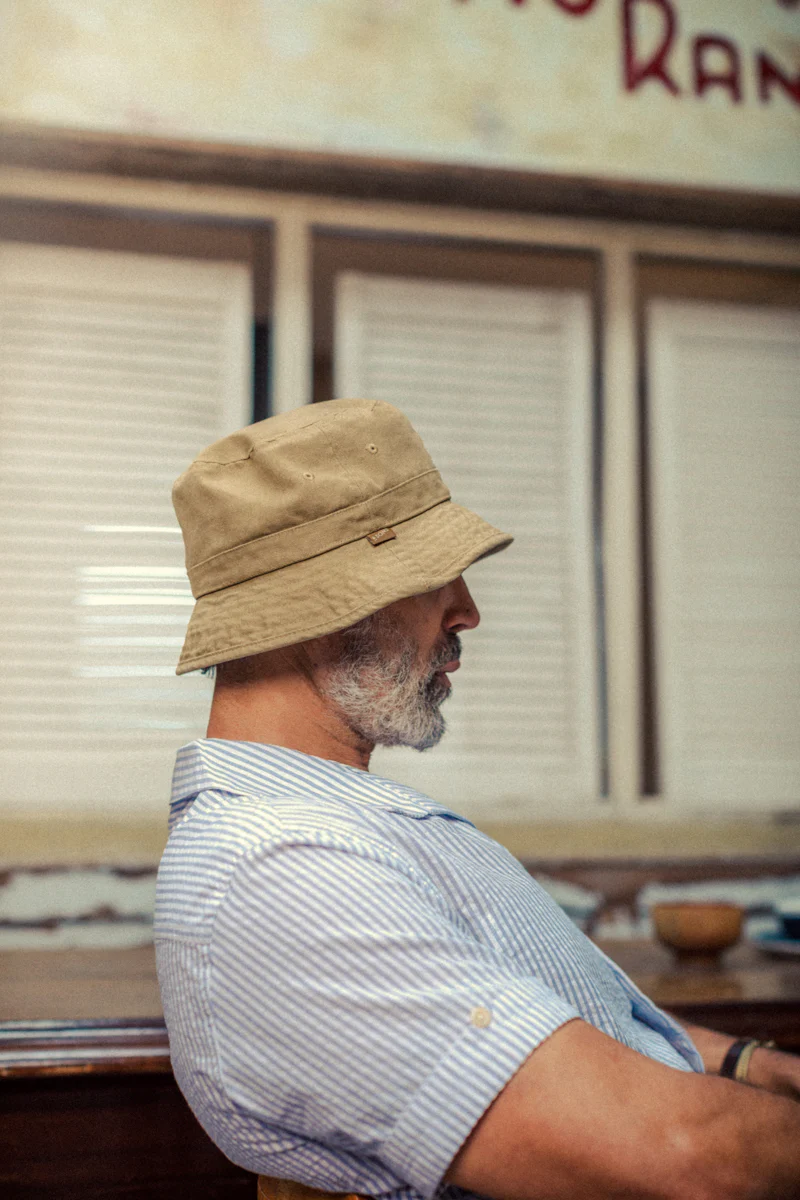 Drew Bucket Hat Tan - Image 4