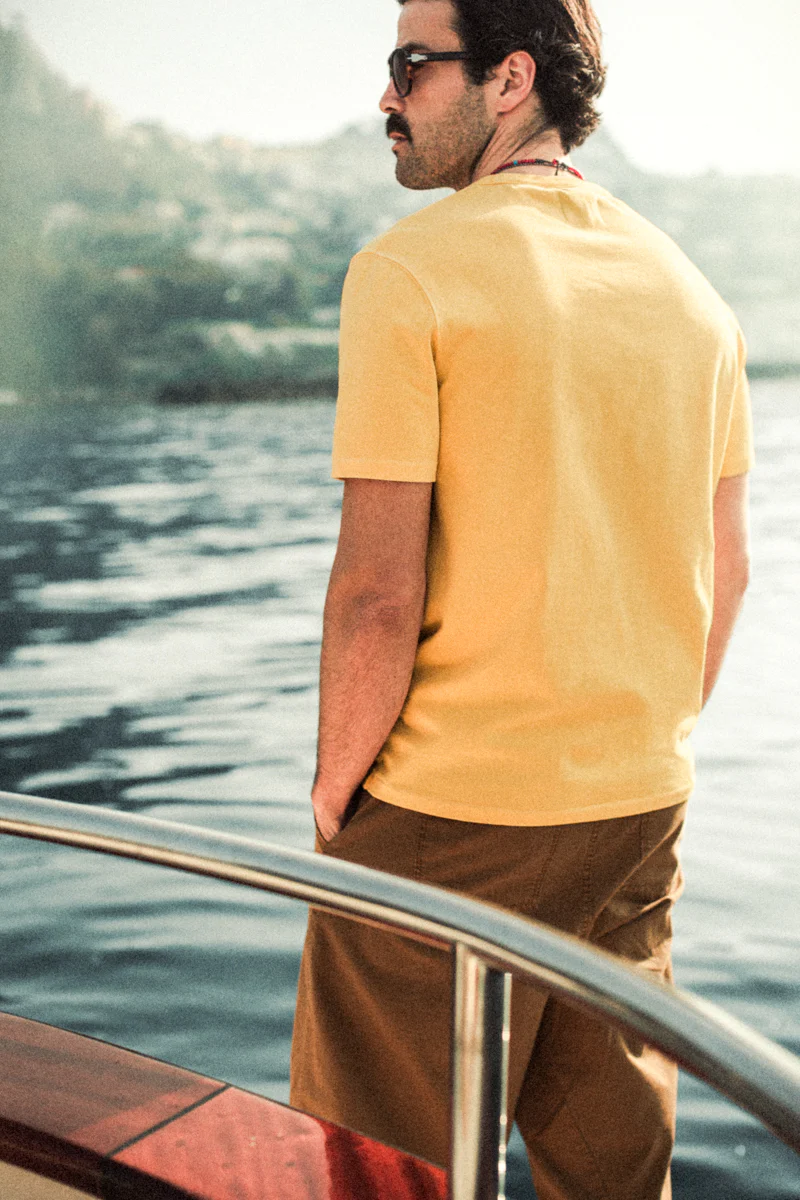 Element Natural Dye T-Shirt Sun Yellow - Image 5