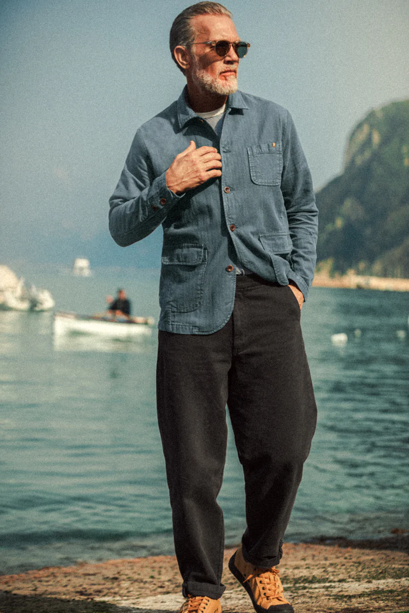 Hemingway Travel Jacket Blue - Image 3