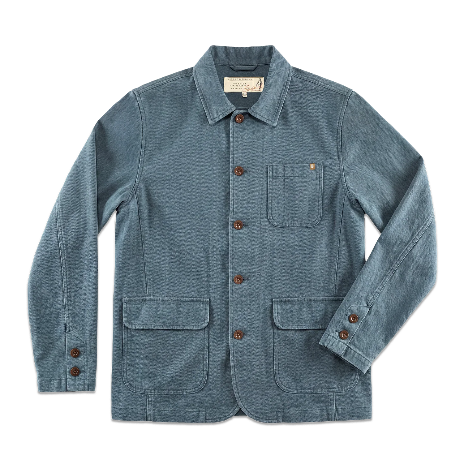 Hemingway Travel Jacket Blue - Image 9