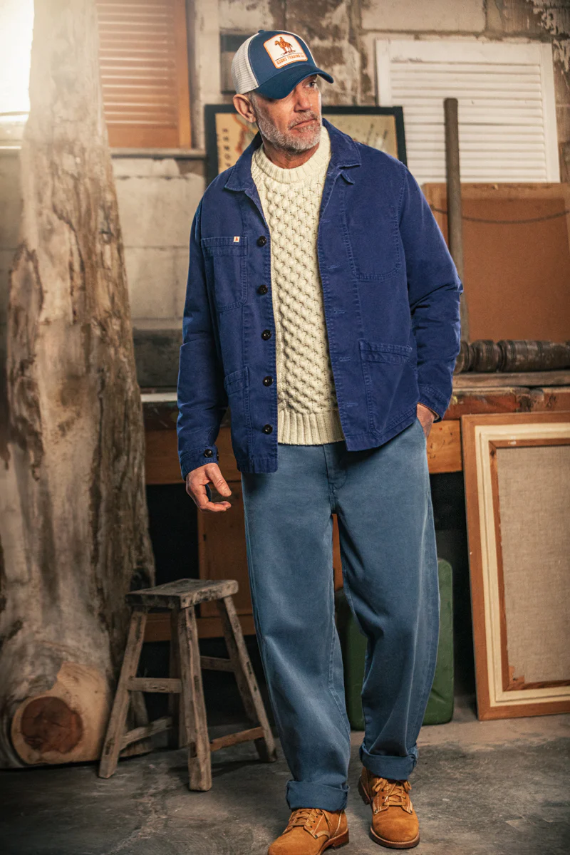 Hirst Chore Jacket Navy - Image 3