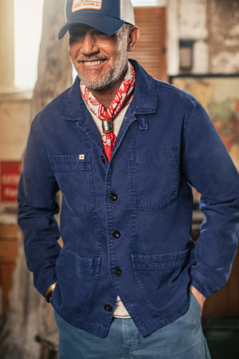 Hirst Chore Jacket Navy - Image 6