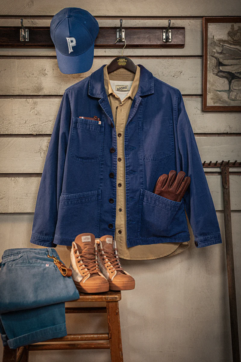 Hirst Chore Jacket Navy - Image 7