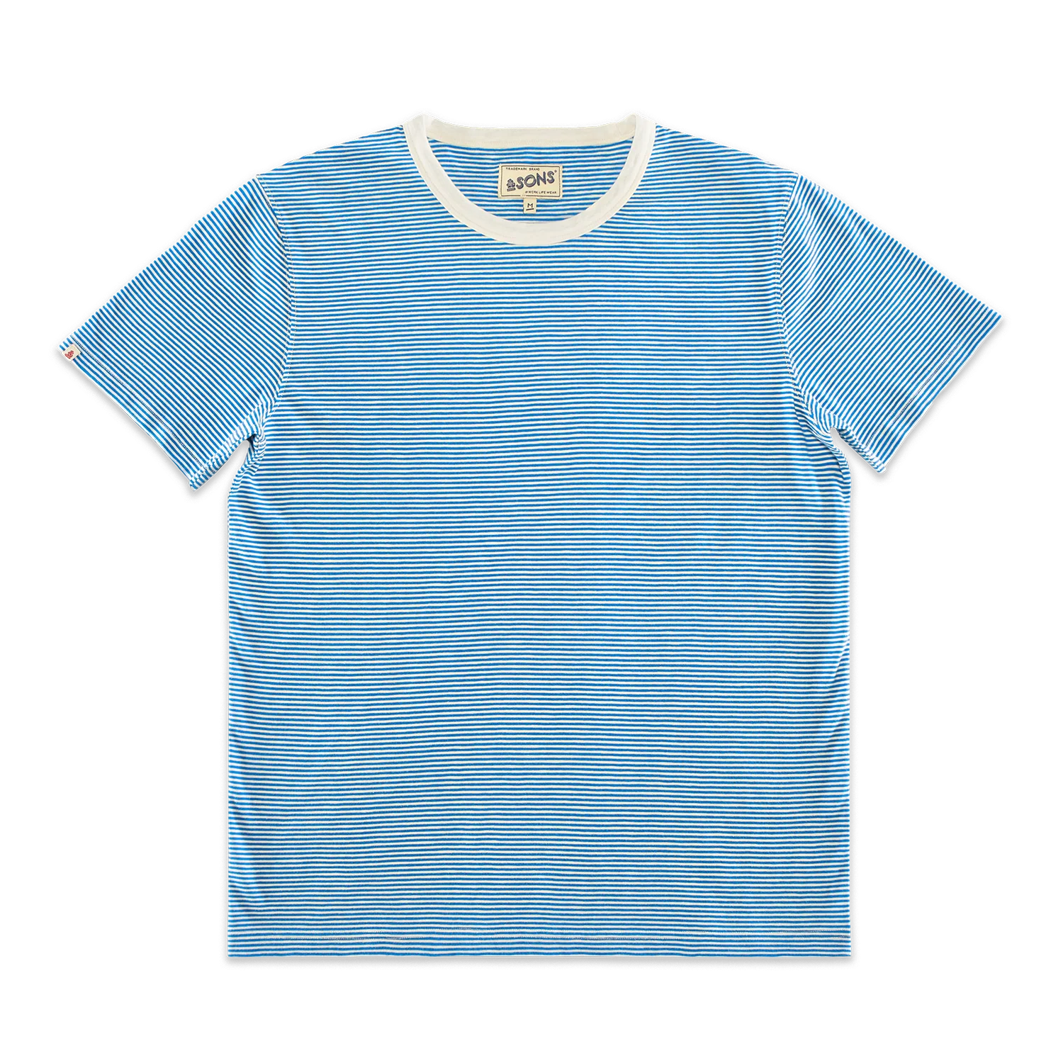 Lugger T-Shirt Blue/White - Image 7