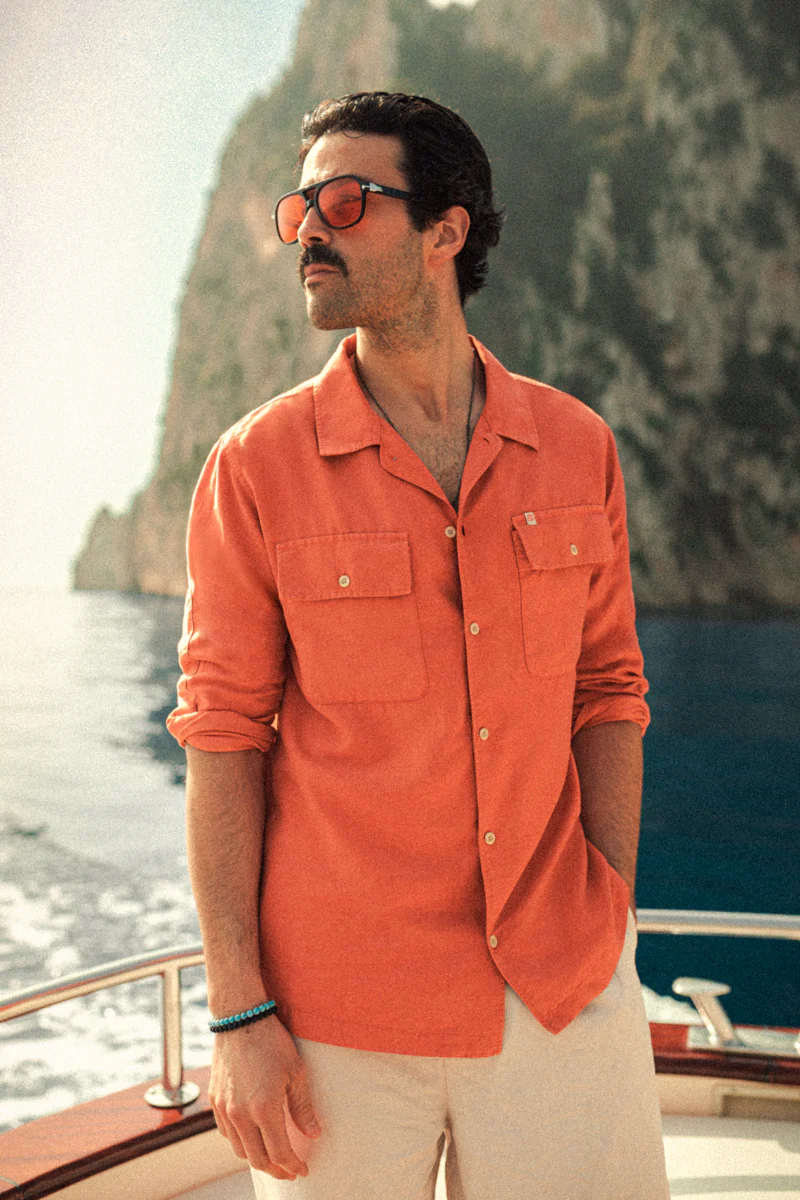 McQueen Nova Shirt Orange - Image 3