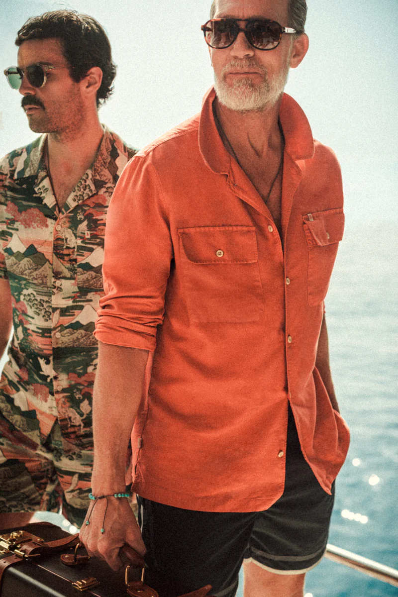 McQueen Nova Shirt Orange - Image 4