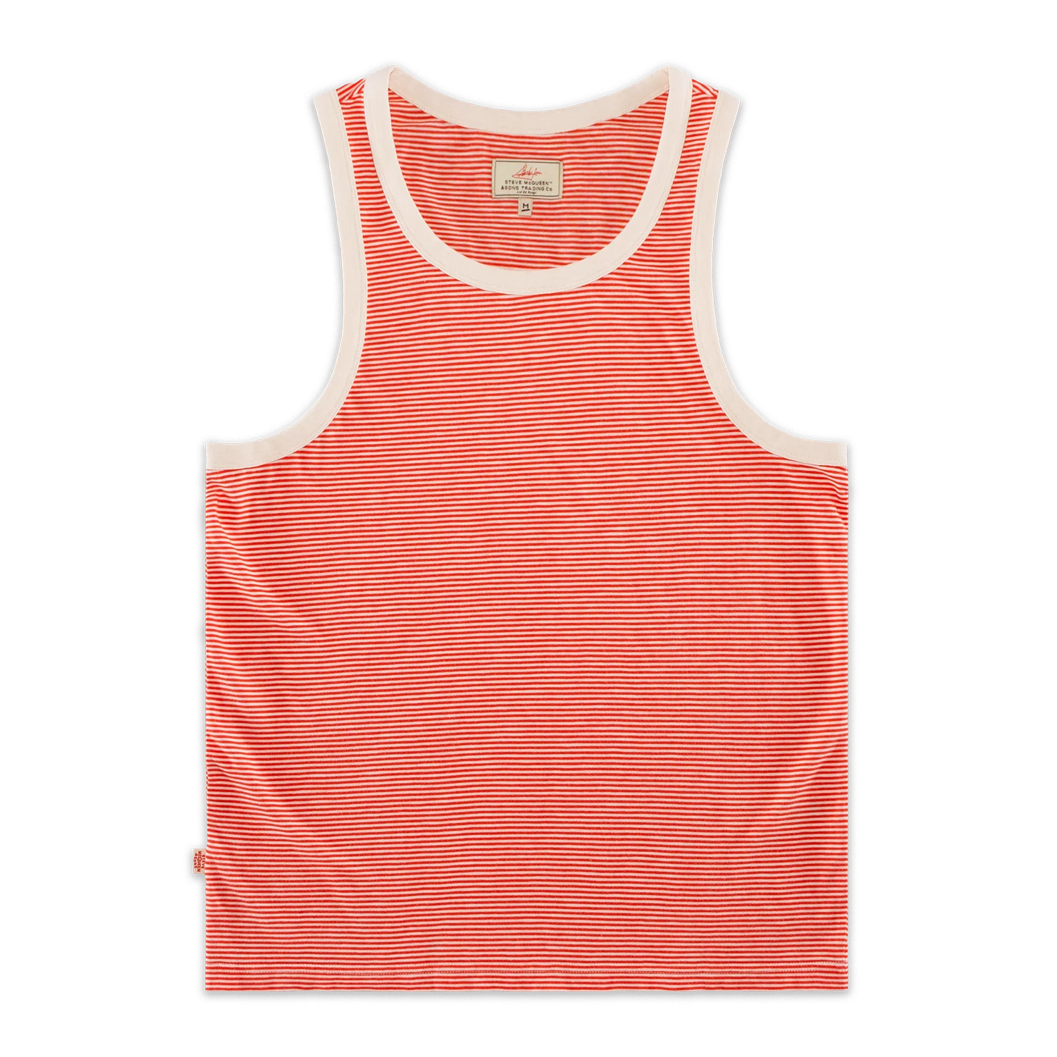 McQueen Vin Stripe Vest Red/White - Image 10