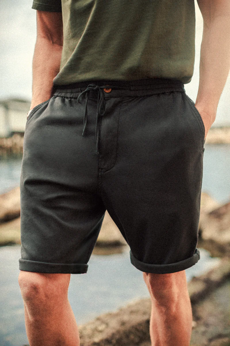 Orta Bermuda Shorts Washed Black - Image 3