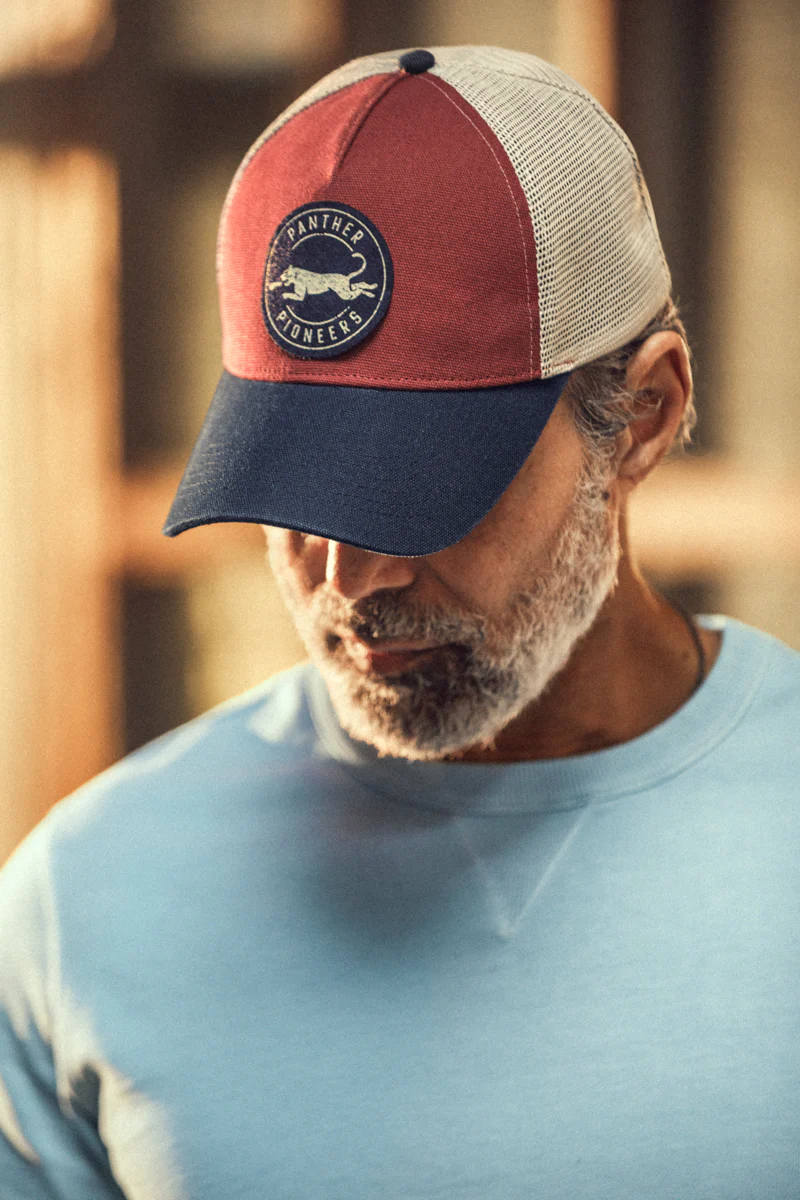 Panther Trucker Cap Red - Image 4