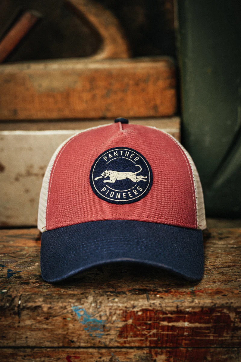 Panther Trucker Cap Red - Image 6