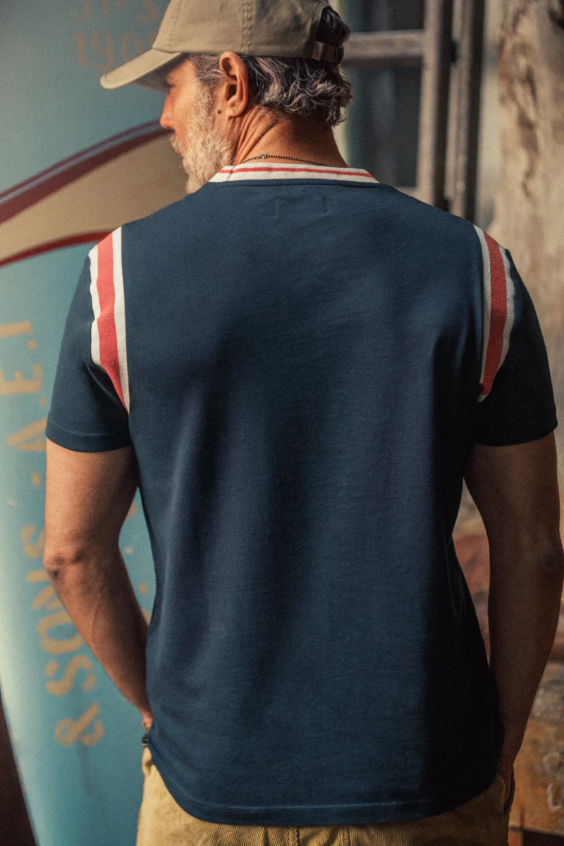 Pasadena T-Shirt Navy - Image 3