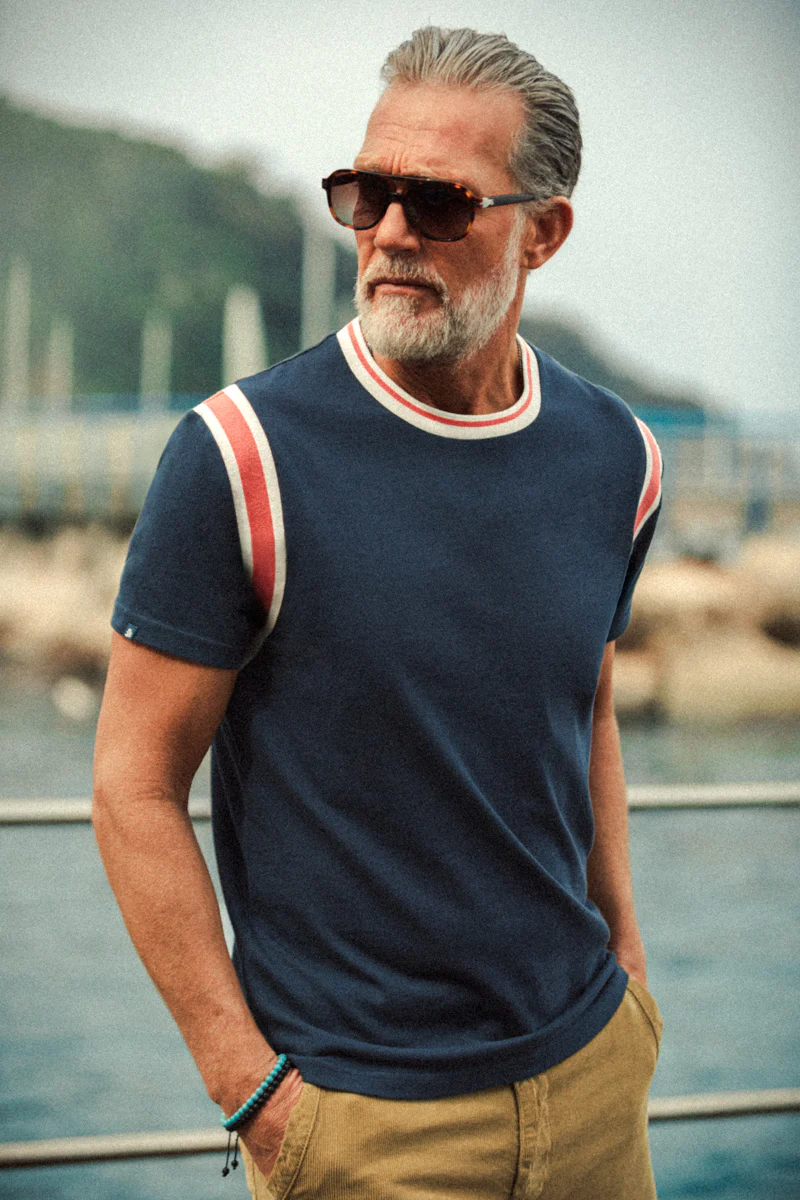 Pasadena T-Shirt Navy - Image 5