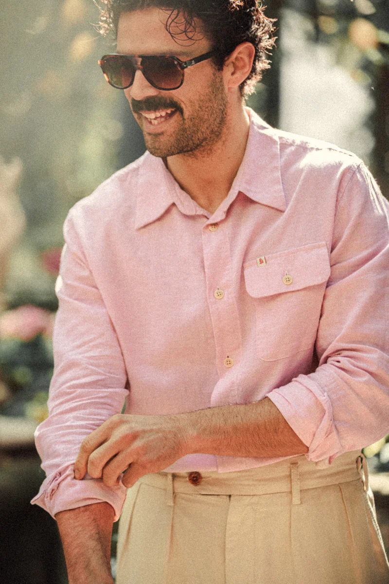 Riviera Shirt Pink - Image 3