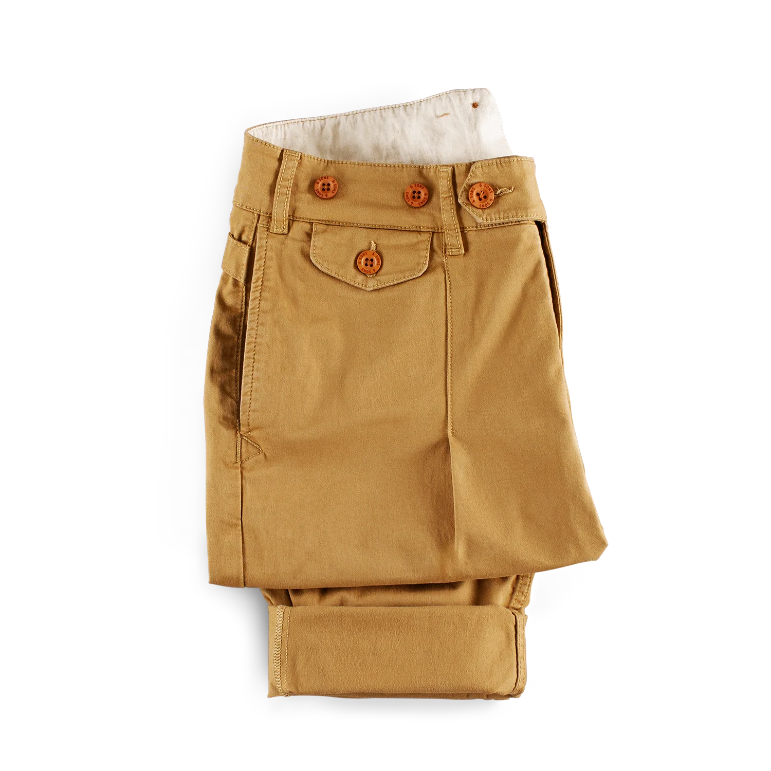 SALVAGE STOCK Beckett Trousers Tan - Image 13