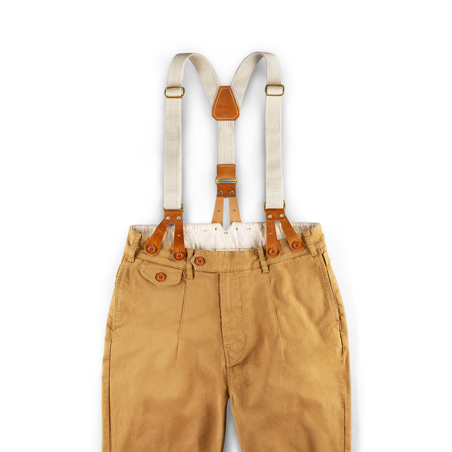 SALVAGE STOCK Beckett Trousers Tan - Image 14
