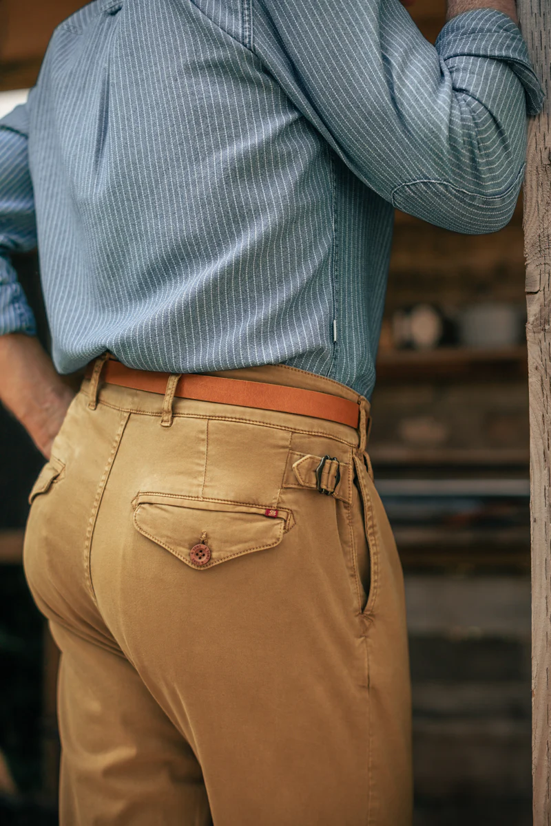SALVAGE STOCK Beckett Trousers Tan - Image 3
