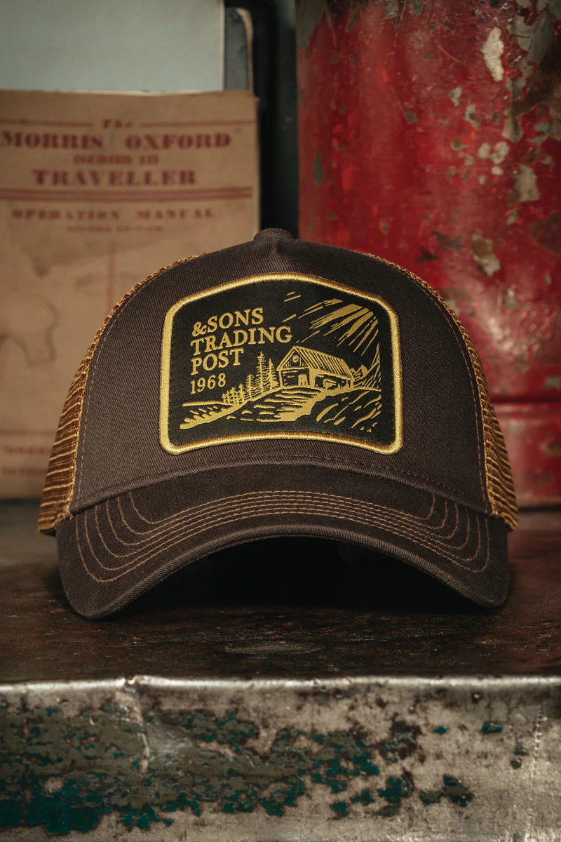 Cabin Trucker Cap Brown - Image 4