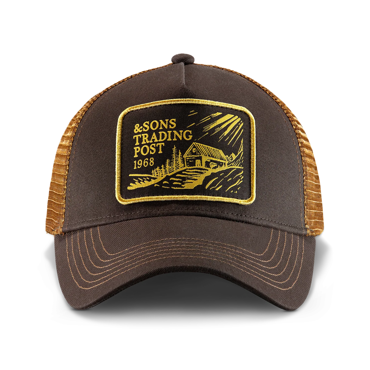 Cabin Trucker Cap Brown - Image 5