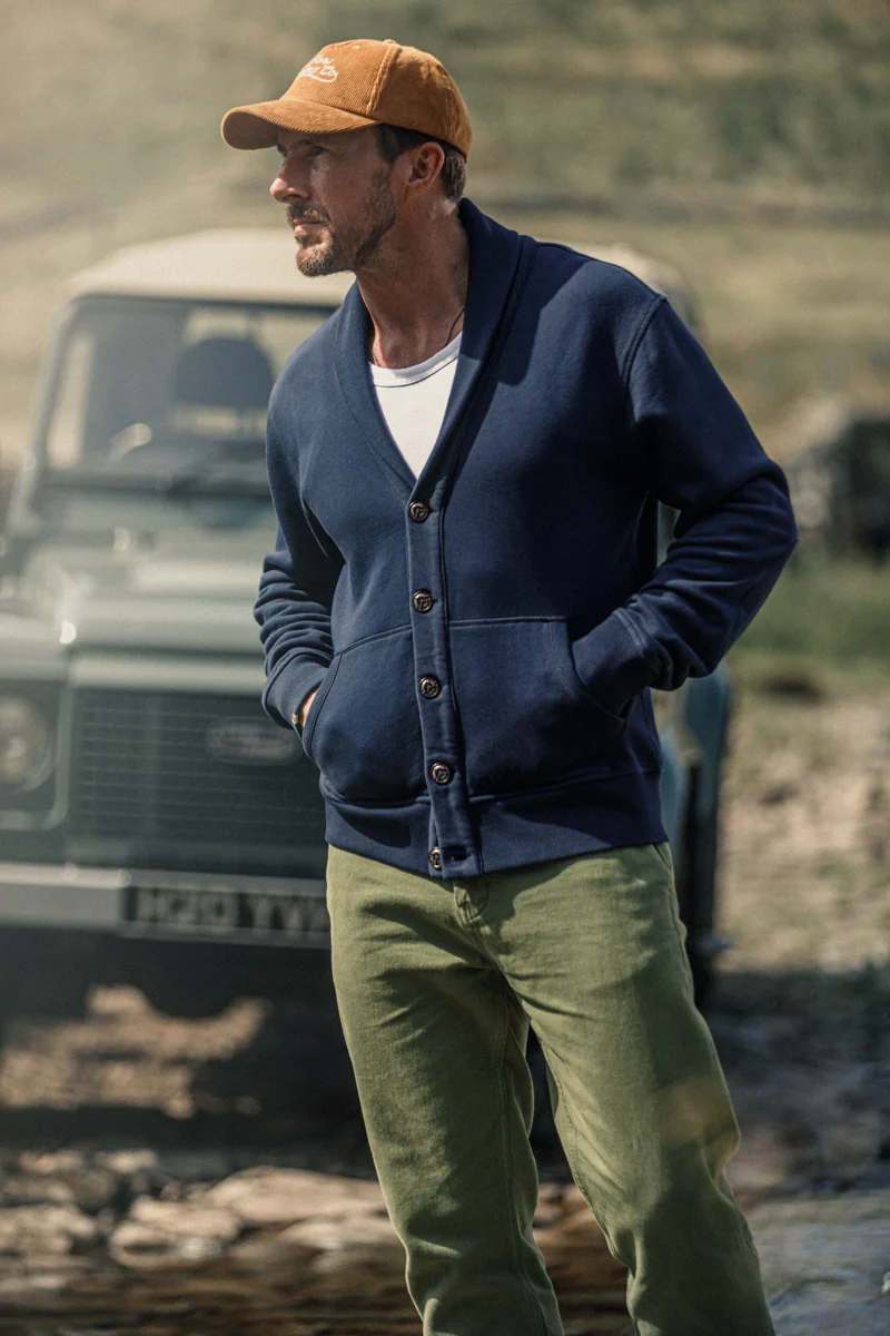 Cornell Cardigan Navy - Image 4