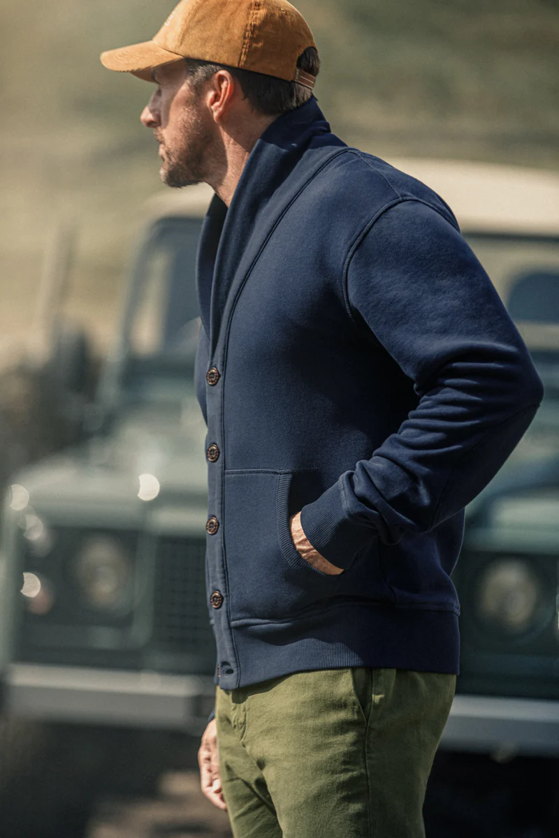 Cornell Cardigan Navy - Image 6