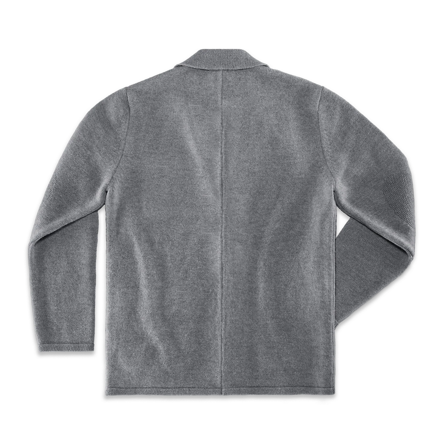 SALVAGE STOCK Denton Merino Wool Blazer Grey Marl - Image 8