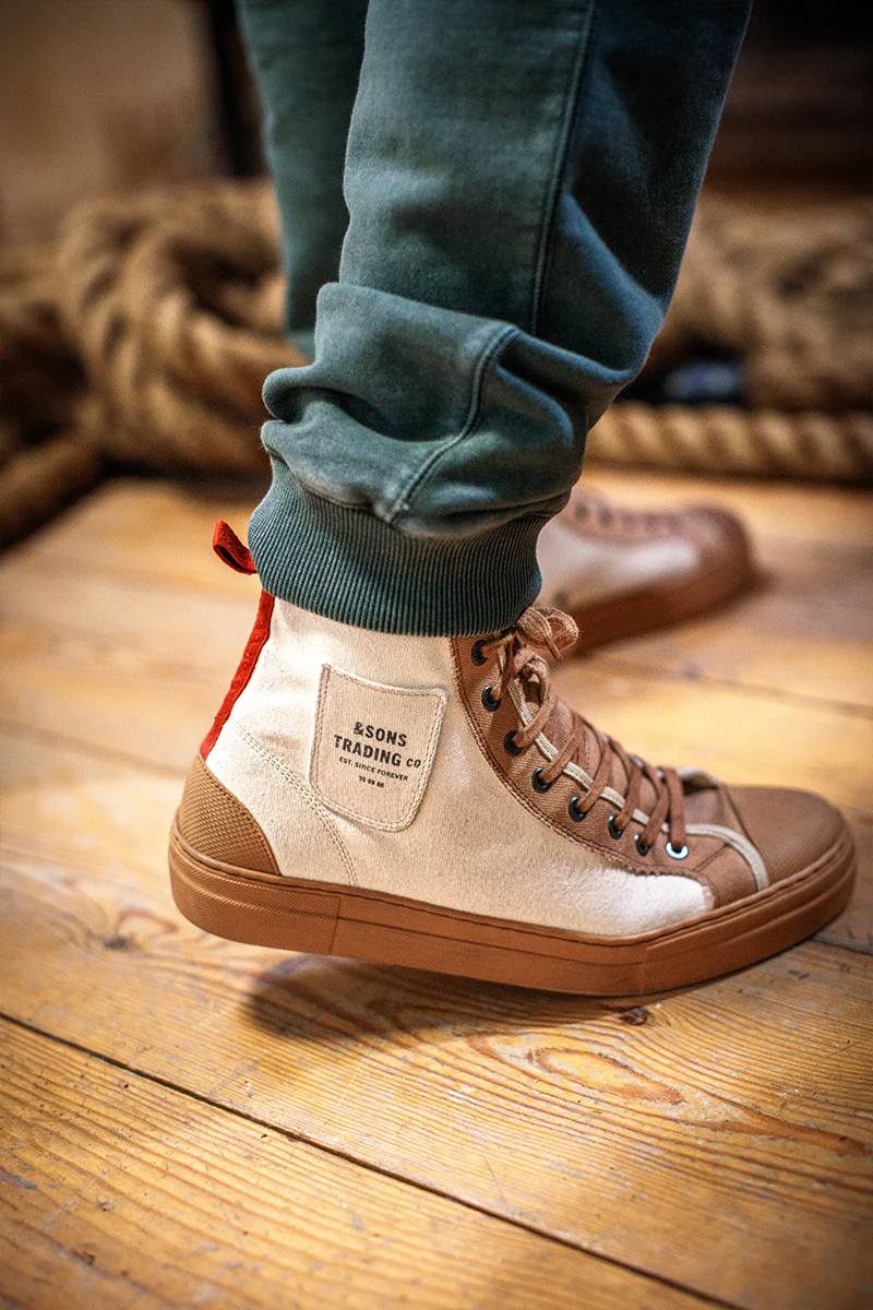 SALVAGE STOCK New Baseline Basketball High Top Raw - Image 3