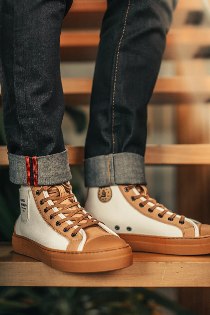SALVAGE STOCK New Baseline Basketball High Top Raw - Image 5