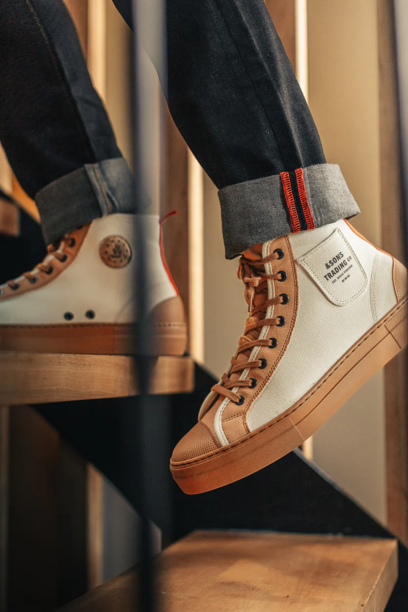 SALVAGE STOCK New Baseline Basketball High Top Raw - Image 6