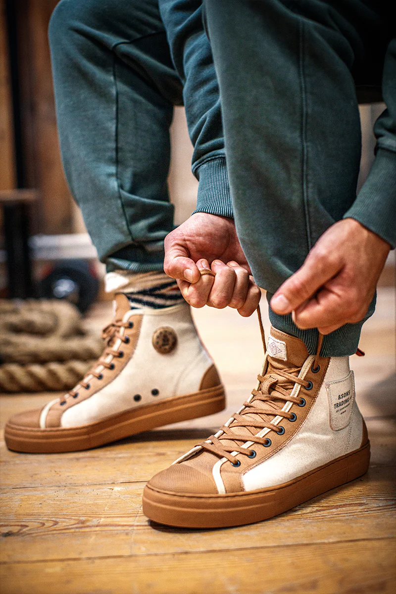 SALVAGE STOCK New Baseline Basketball High Top Raw - Image 9