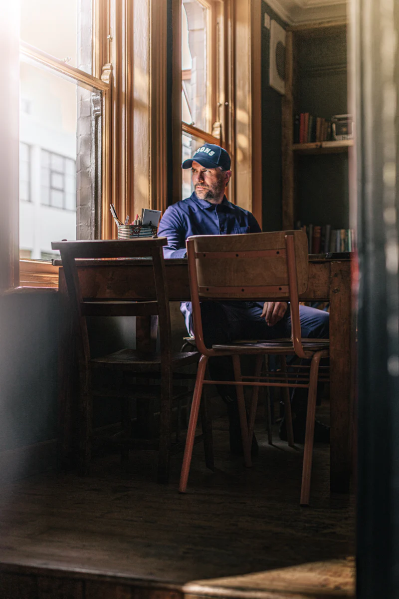 SALVAGE STOCK &SONS Baseball Cap Navy - Image 5