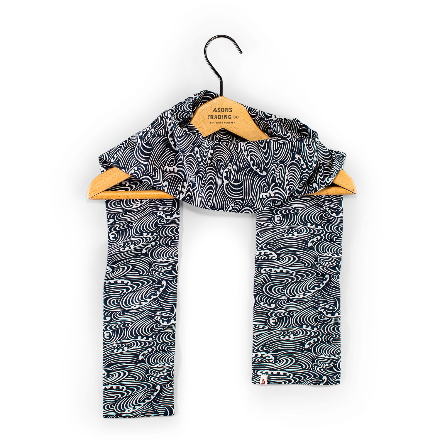 SALVAGE STOCK &SONS Blue Waves Scarf - Image 10