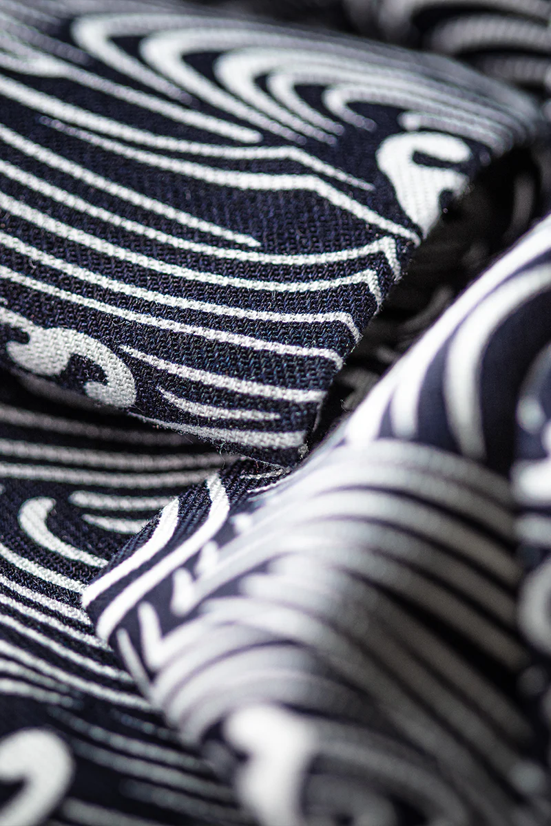 SALVAGE STOCK &SONS Blue Waves Scarf - Image 6