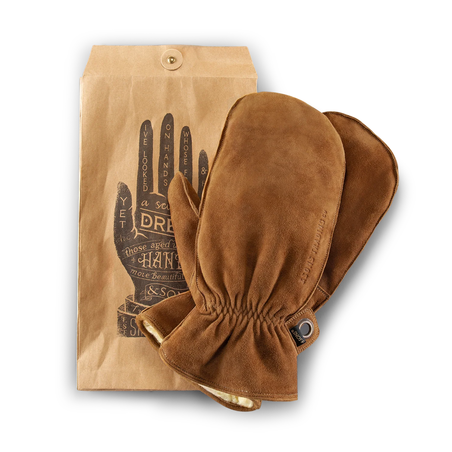 SALVAGE STOCK &SONS Falcon Mittens Brown - Image 5