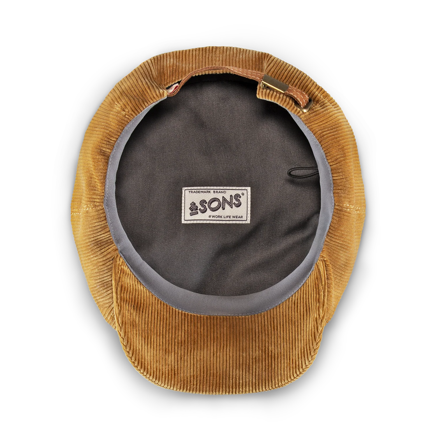 &SONS Golden Cord Baker Boy Hat - Image 10