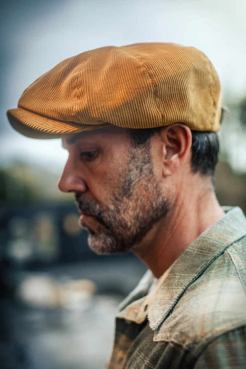 &SONS Golden Cord Baker Boy Hat - Image 6