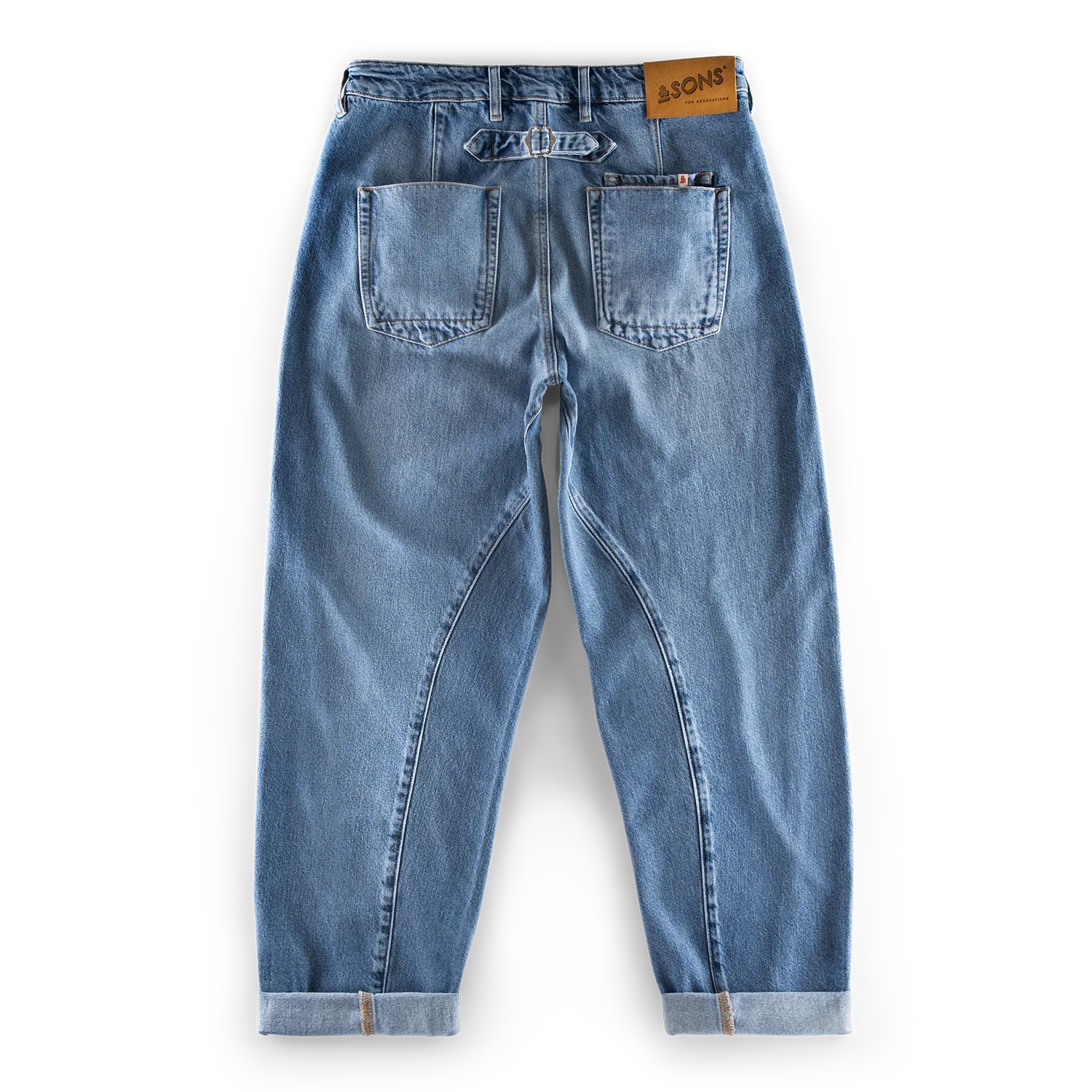 SALVAGE STOCK &SONS Switchback Jean Washed Indigo Blue - Image 11