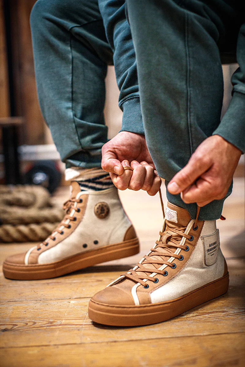 &SONS Baseline Basketball High Top Raw