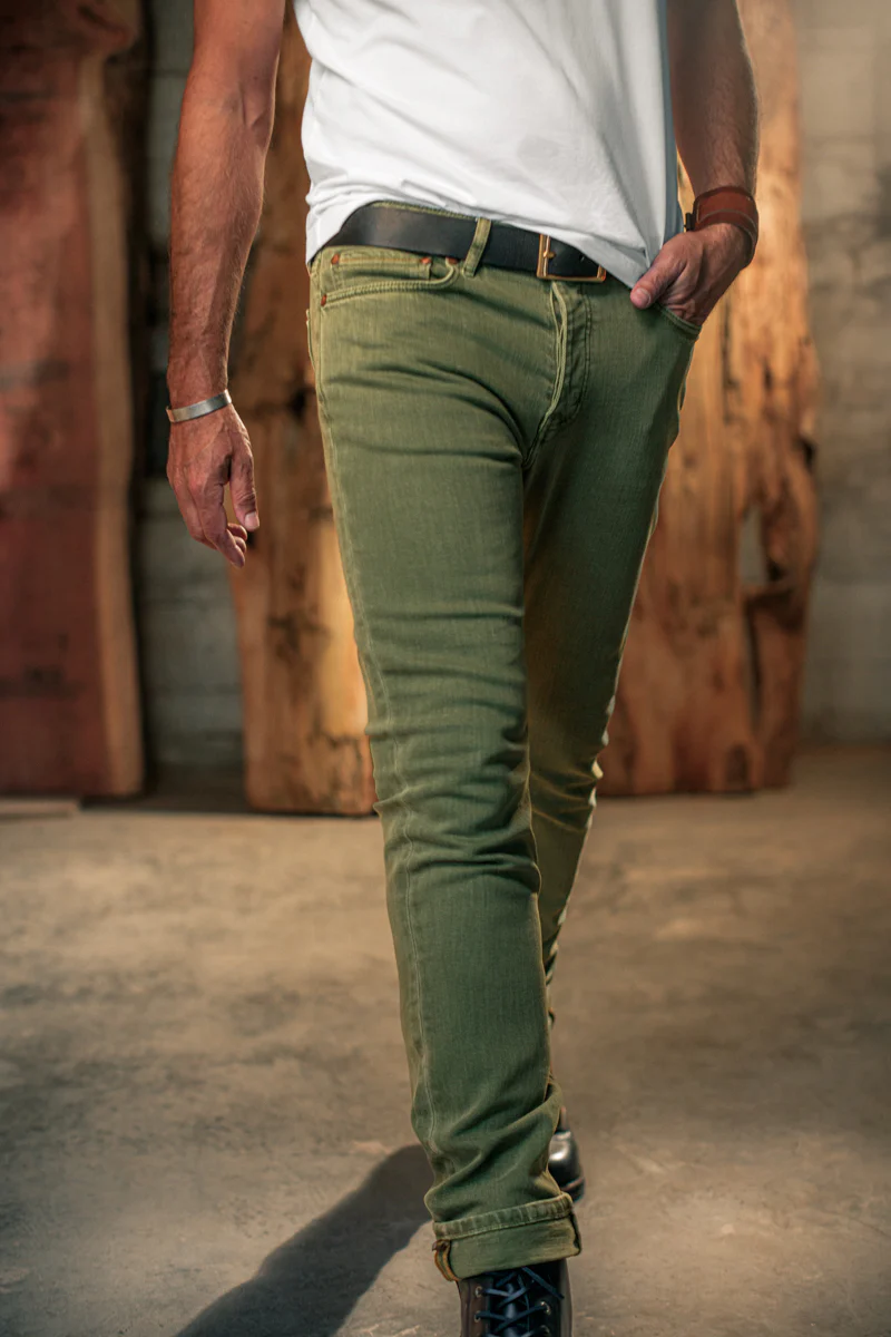 Brandon Overdyed Jean Army Green - Image 4
