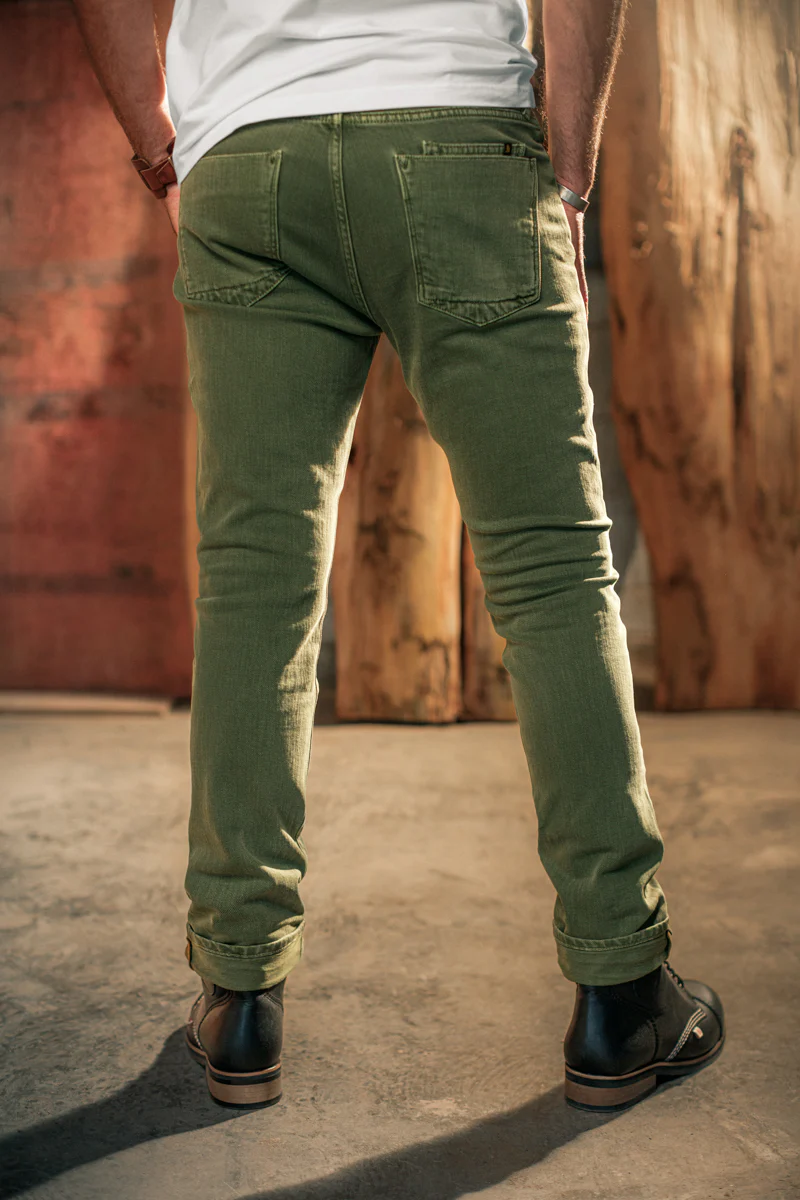 Brandon Overdyed Jean Army Green - Image 5