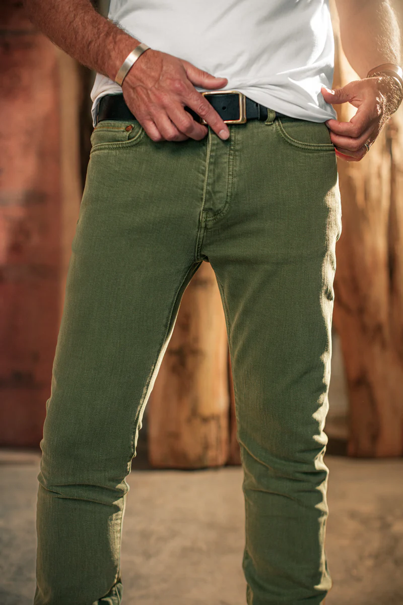 Brandon Overdyed Jean Army Green - Image 7