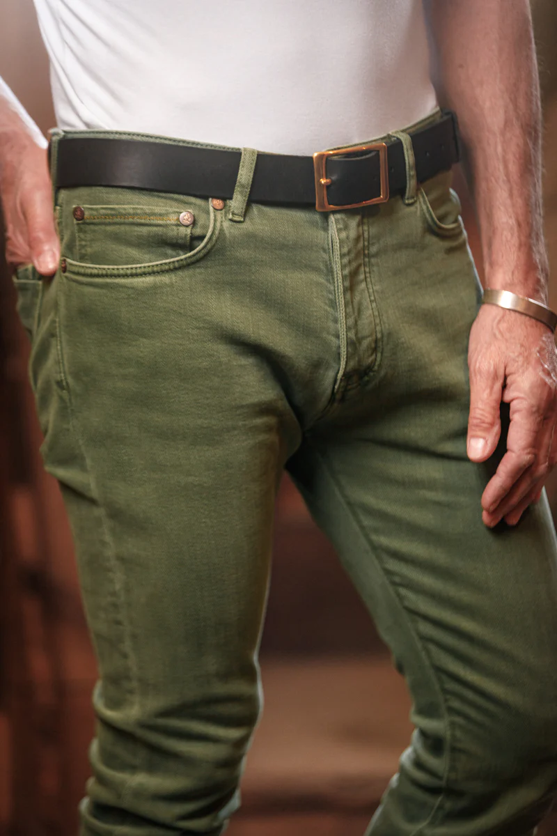 Brandon Overdyed Jean Army Green - Image 9