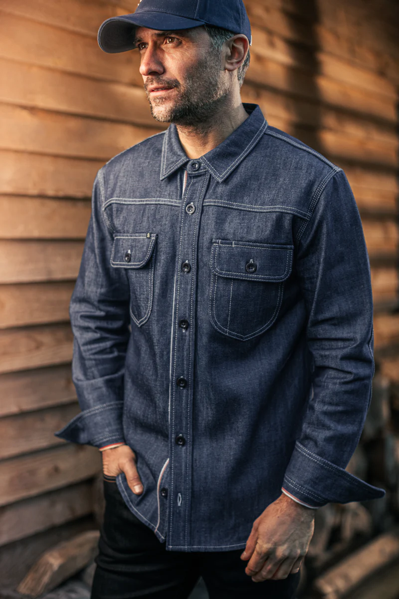 &SONS Cassidy Denim Shirt Indigo - Image 4